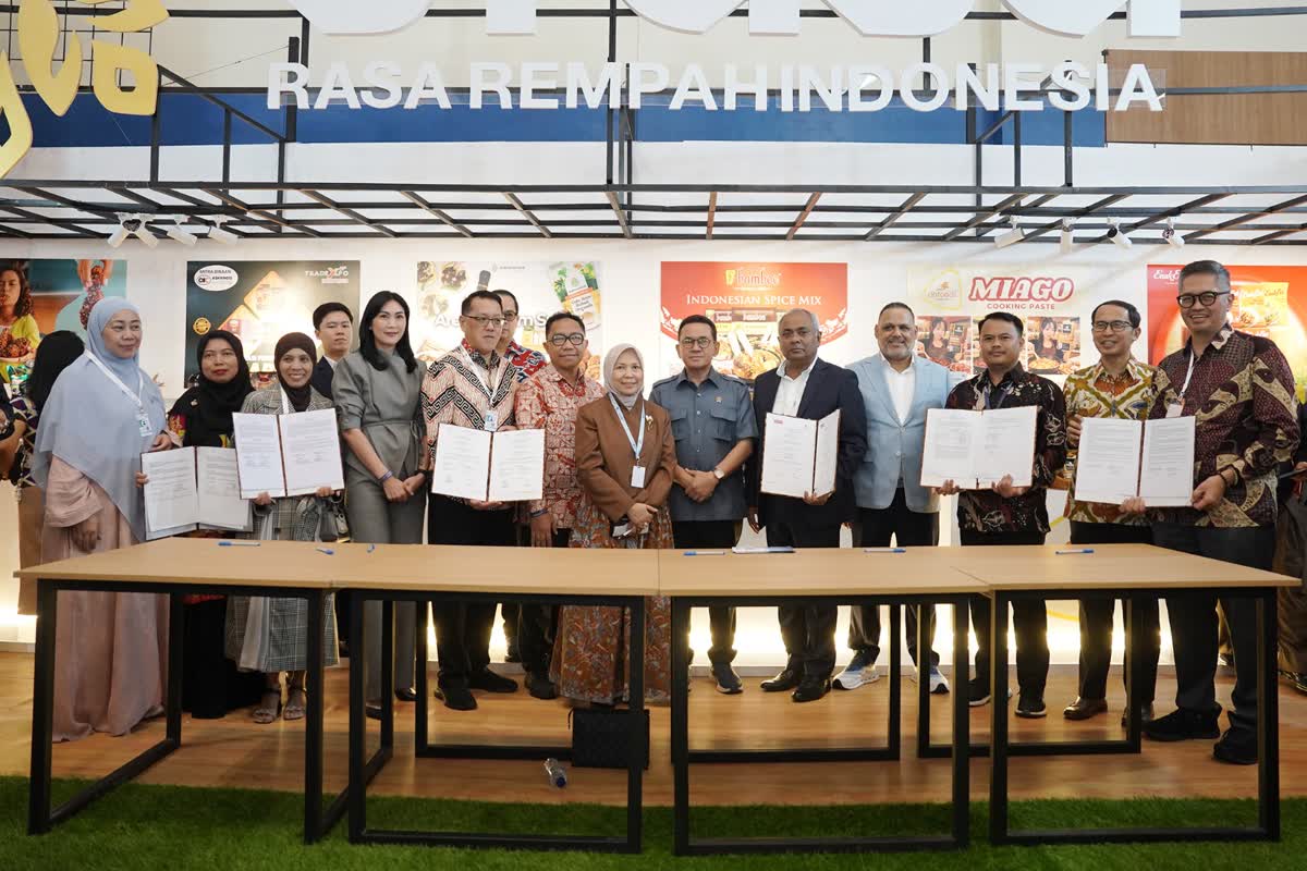 Foto: 14 Produsen Pangan RI Teken MoU Ekspor, Potensi US$25,2 Juta