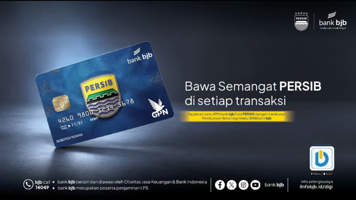 Foto: bank bjb Luncurkan Kartu ATM Edisi PERSIB untuk Bobotoh