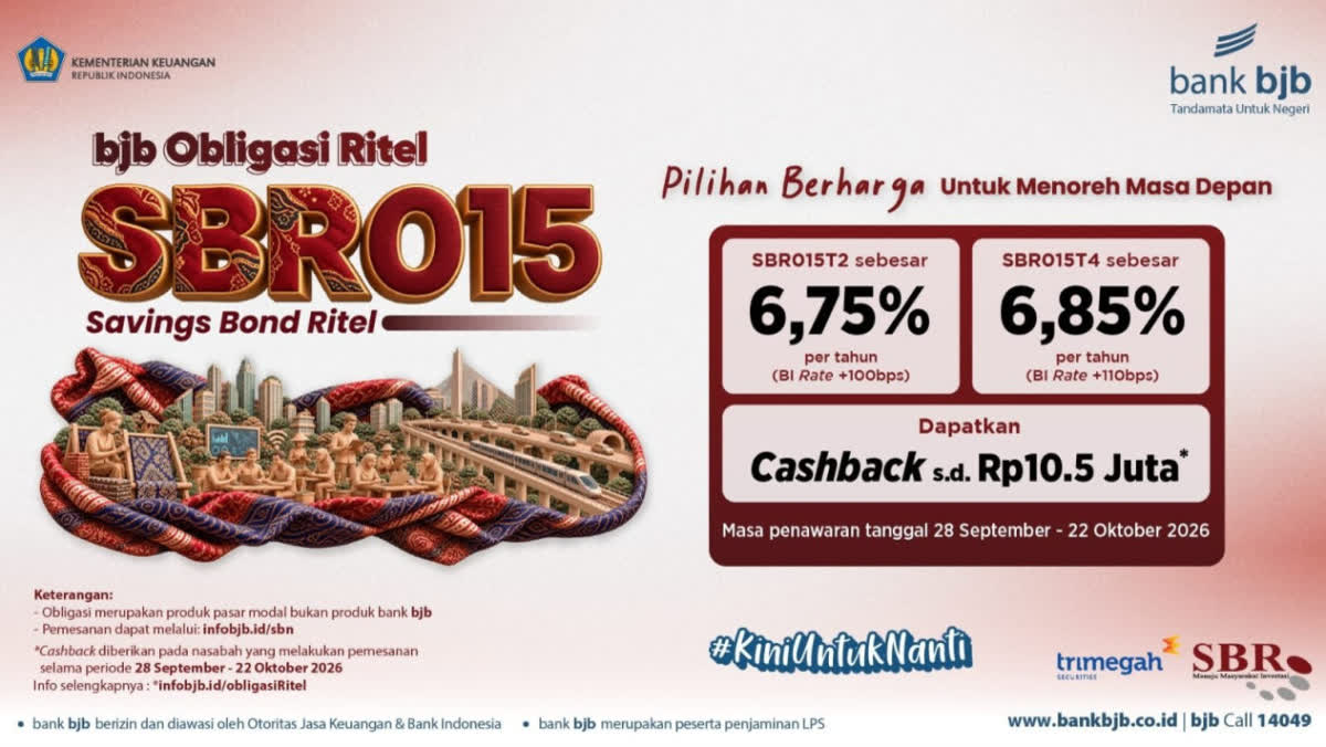 Foto: Bank bjb Perluas Akses Beli Obligasi Ritel SBR015