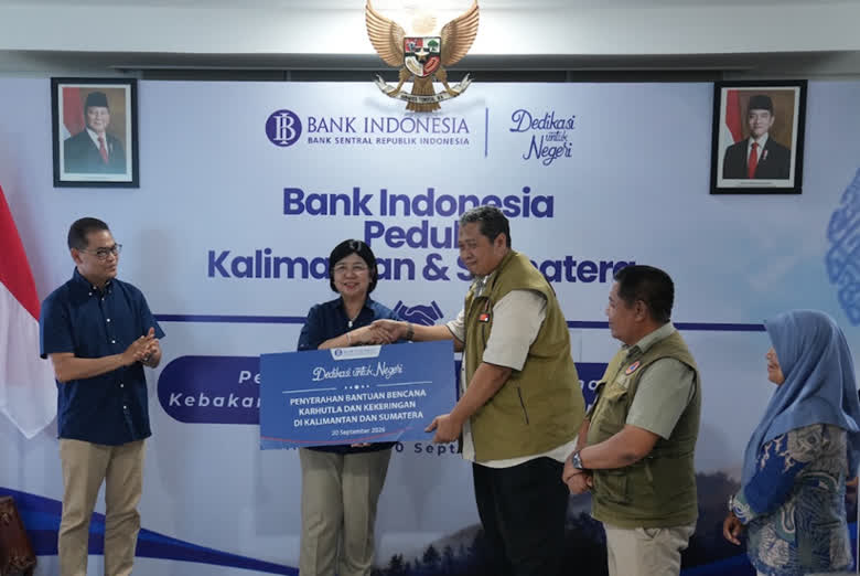 Foto: BI Kucurkan Rp2,97 Miliar untuk 7 Provinsi Korban Karhutla