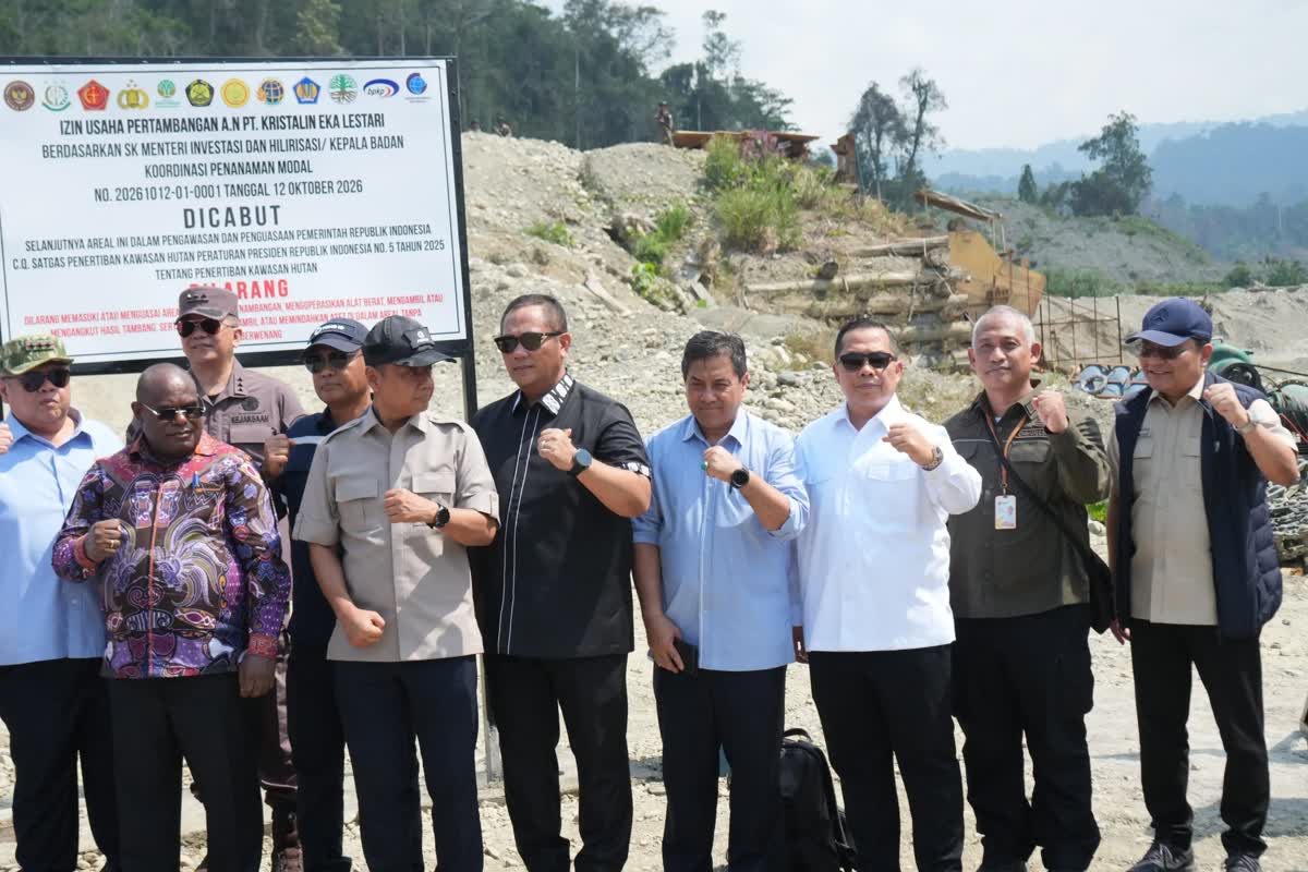 Foto: BKPM Cabut Izin Tambang Emas di Nabire, Papua