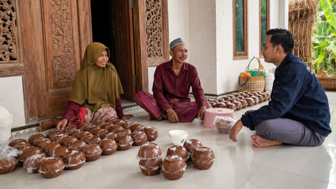 Foto: Dua Dekade Membesarkan Usaha Gula Merah di Sumenep