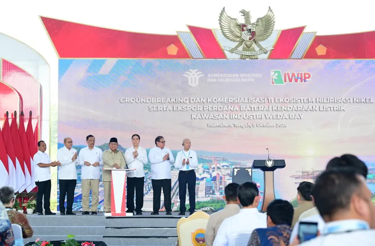 Foto: Ekspor Perdana Baterai Litium IWIP Dimulai, 7 Proyek Baru