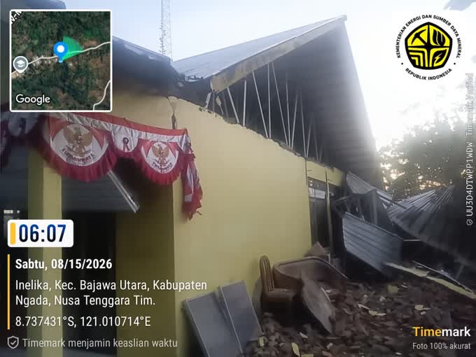 Foto: Gempa M7,7 Guncang NTT, Badan Geologi Minta Warga Waspada