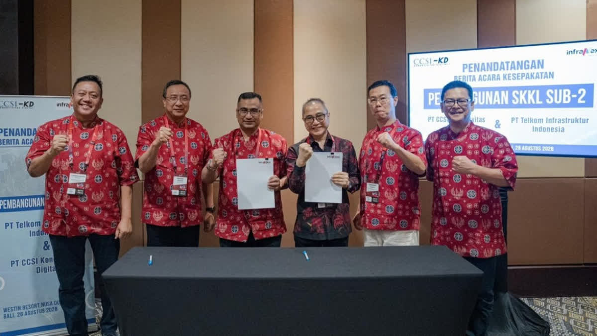 Foto: InfraNexia-CCSI Garap Kabel Laut SUB-2 Jawa-Sulawesi-Kalimantan