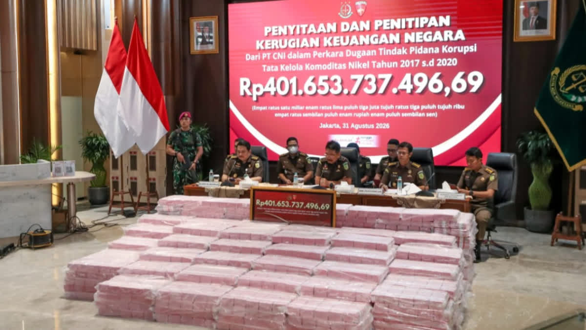 Foto: Kejagung Sita Rp401 M dalam Kasus Korupsi Nikel CNI