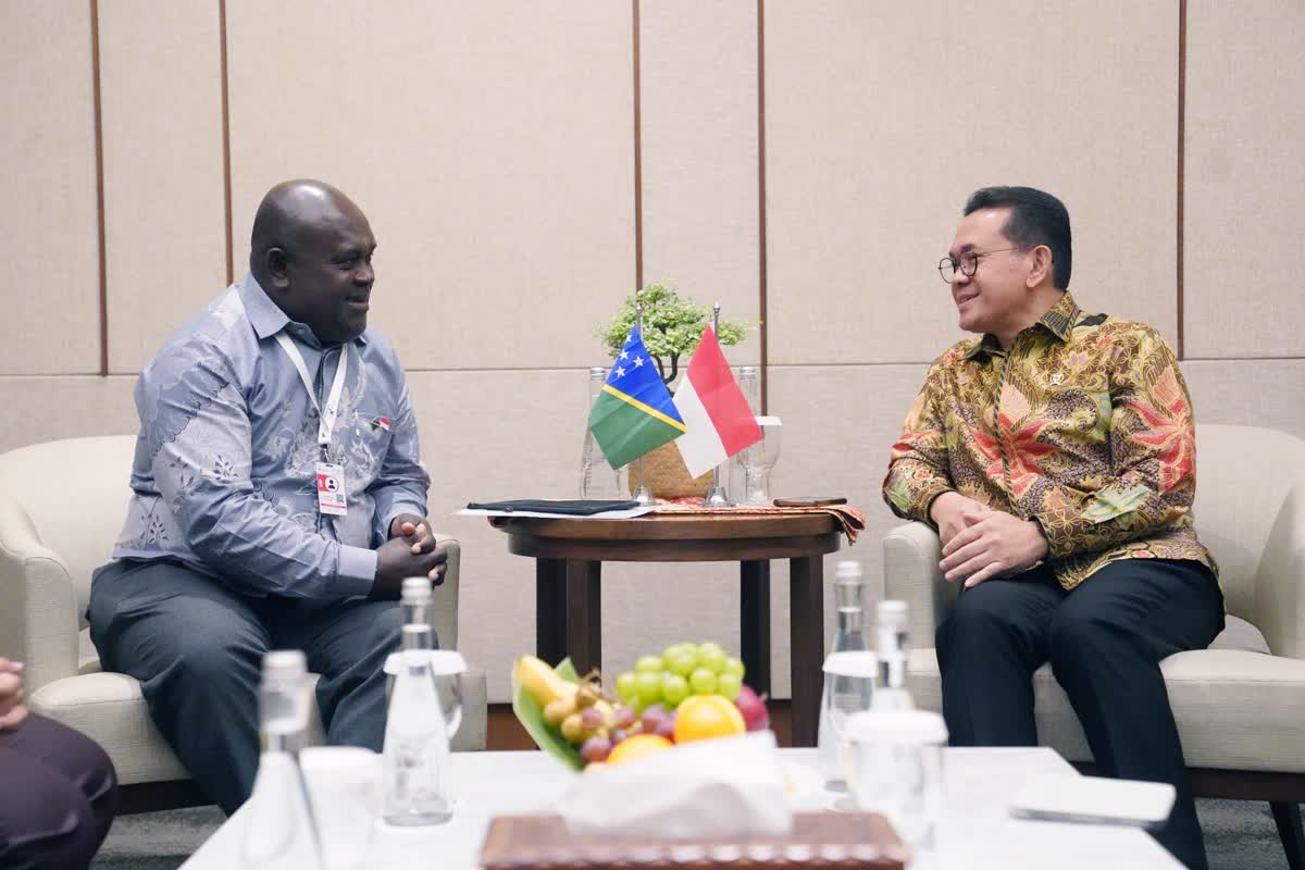 Foto: RI dan Kepulauan Solomon Dorong Kerja Sama Dagang