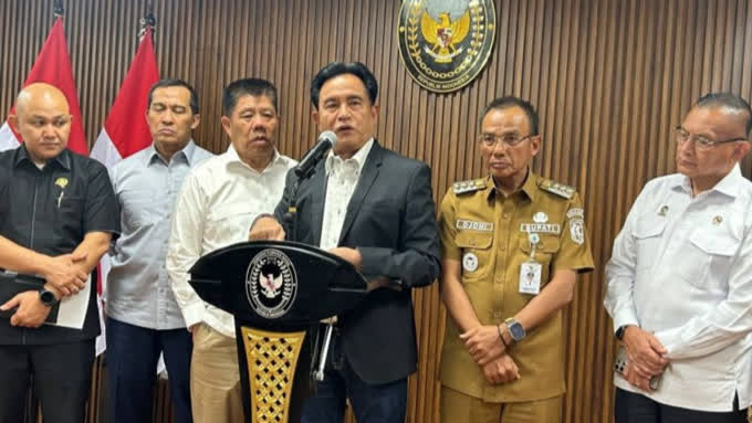 Foto: Ricuh Timah di Babel, Yusril Percepat Perpres Pertimahan