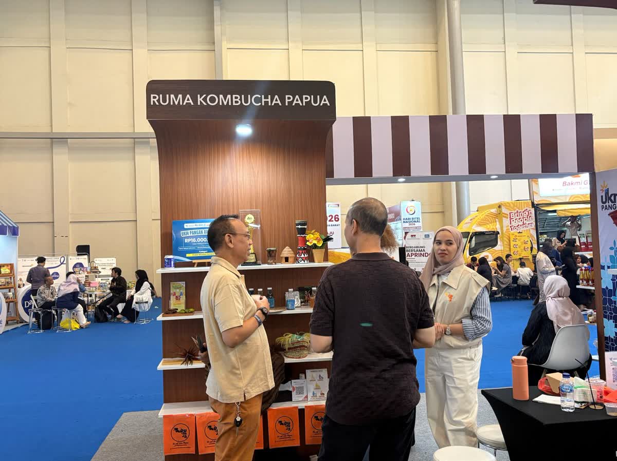 Foto: UMKM Kombucha Papua Raih Penghargaan di Pangan Nusa Expo 2026